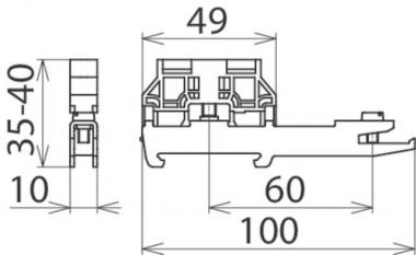 DEHN Schienenträger SH 1          919012 