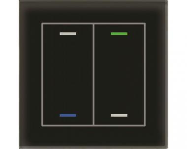 MDT GTL-2T0S.02S KNX Glastaster II Light 