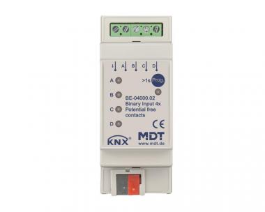 MDT Binäreingang 4-fach 2TE REG 