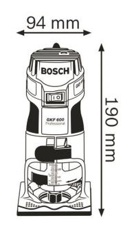 Bosch Kantenfräse GKF 600     060160A100 