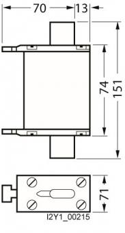 SIEM NH3-Sicherungseinsatz 500A  3ND1365 