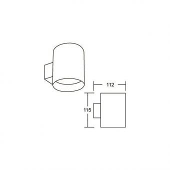 Brumberg Wand-Anbaumodul rund,  45202170 