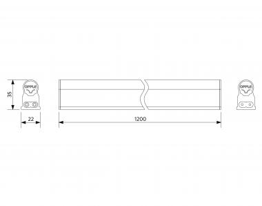 Opple LED T5 Batten 1200mm 13W 140044293 