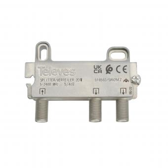 Televes 2-fach SAT Verteiler     SAV25FZ 