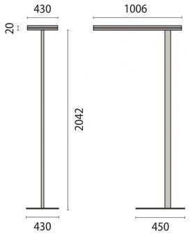 PIL LED-Stehleuchte 4000K  8720761215410 