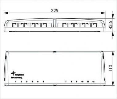 TG   12-f Mini-Verteiler     H02000A0106 
