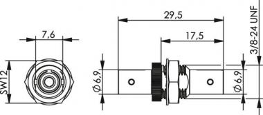 TG LWL ST-Kupplung Multi/Monomode 