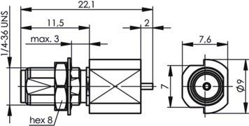 TEGA SMA-EDGE-mount          J01151A0451 