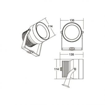Brumberg LED-Erdspieß 230V AC,  65271103 