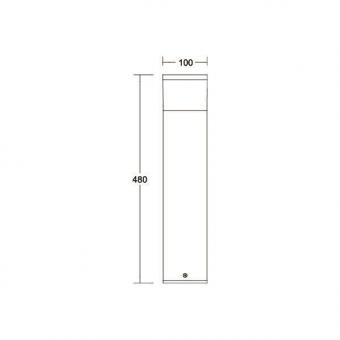 Brumberg LED-Pollerleuchte /    65201103 