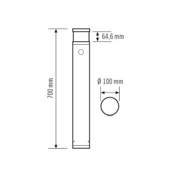 Esylux ALVA BL 700/100 OP     EL10821189 