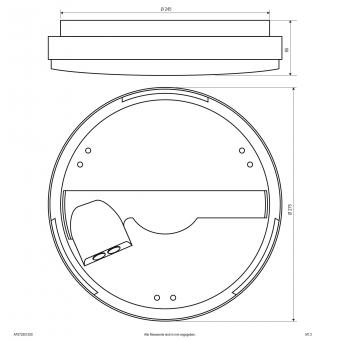 EVN LED Anbaupanel-rund-     AP27250125S 