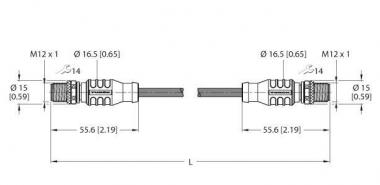 Turck Leitung für     RSSD-RSSD-4422-35M 