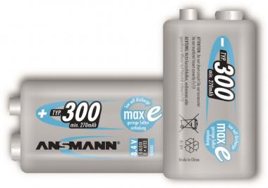 Ansmann Akku Ni-MH 9V     A9V300 5035451 