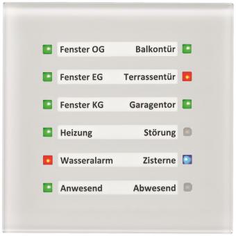 MDT SCN-GLED1W.01 Glas LED Anzeige Weiß 