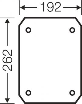 Hensel Montageplatte aus ISO    EB MP 35 