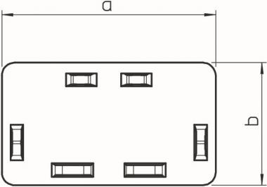OBO WDK HE100230LGR Endstück 100x230mm 