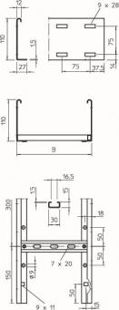 OBO LG 112 VS 3 FT Kabelleiter gelocht m 