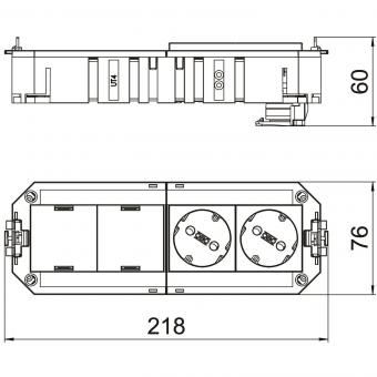 OBO UTC4 G OR2 Universalträger Connect 