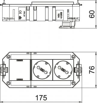 OBO UTC3 G W2 Universalträger Connect 