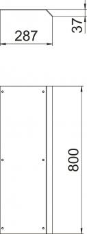 OBO AIKF D 25040 Blinddeckel 