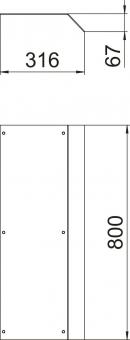 OBO AIKF D 25070 Blinddeckel 