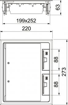 OBO GES6 U 7011 Geräteeinsatz 
