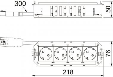OBO UTC4 W W4 Universalträger Connect 