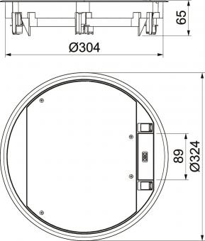 OBO GESR9-2U12T 9011 Geräteeinsatz 