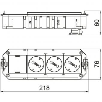 OBO UTC4 G W3 Universalträger Connect 