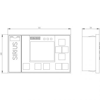 Siemens HMI-Modul          3RW5980-0HF00 