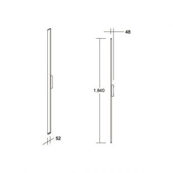BRUM Wandanbauleuchte Rico IP65 60043103 