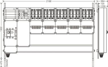 Hensel Ladeverteiler f. Mi EV 22kW 20001 