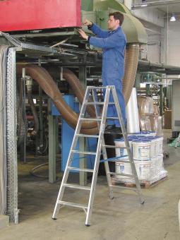 Krause Stufen-Doppelleiter Alu 2x8 