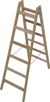Krause Holz-Sprossen-Doppelleiter 2x6 