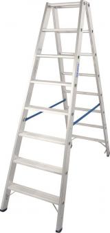Krause Stufen-Doppelleiter Alu 2x8 