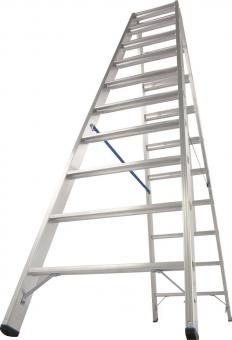 Krause Stufen-Doppelleiter Alu 2x10 