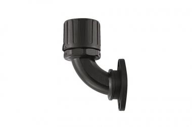 Hellermann HG16-90FL-PA66-BK 90° Flansch 