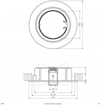 EVN Halogen-NV-Einbauleuchte      518014 