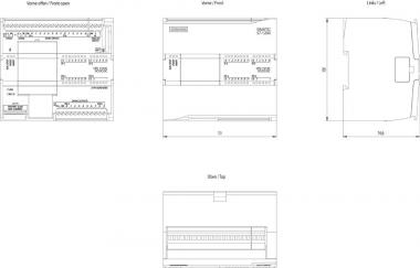 Siemens 6ES72141AG400XB0 SIMATIC S7-1200 