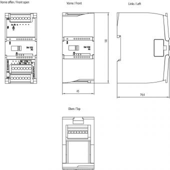 Siemens 6ES72324HD320XB0 SIMATIC S7-1200 