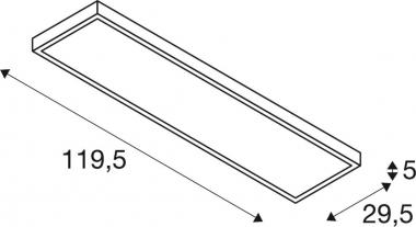 SLV PANEL 1200x300mm LED Indoor  1001509 