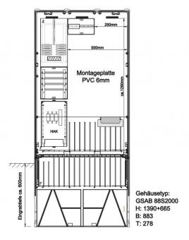GSAB Festplatzsäule         02.88.1P11FP 