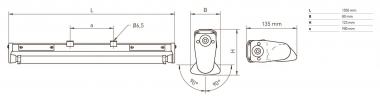 NORKA LED FR-Leuchte IP65 51W PL-1000-01 