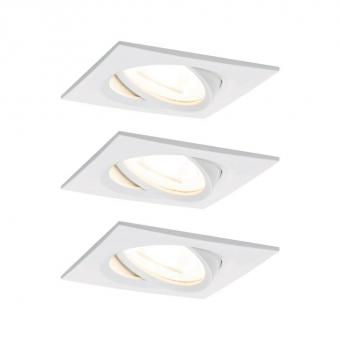 Paulmann EBL Set Nova eckig schw   93472 