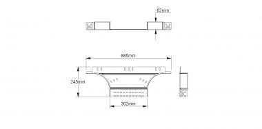 NIED Anbau-T 300x60           RTA60.300 