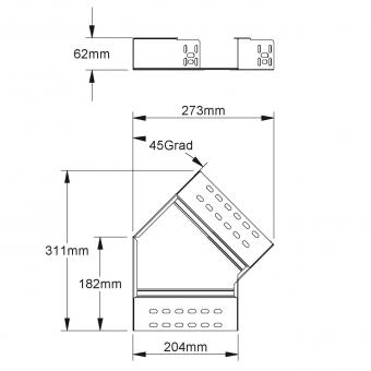 NIED Bogen feuerverzinkt    RBA 60.200 F 