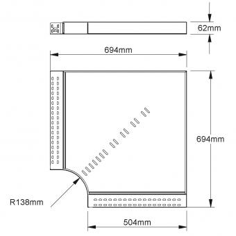 NIED Verzinkt Bogen RES 60.500  500X60MM 