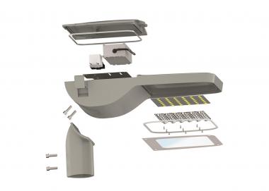LAS LED Mastleuchte AVENTA  LS-AT150CW-B 