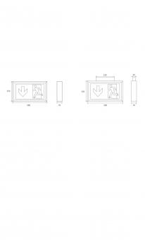 RP RZ-Leuchte Universal EB +    KDU411SC 